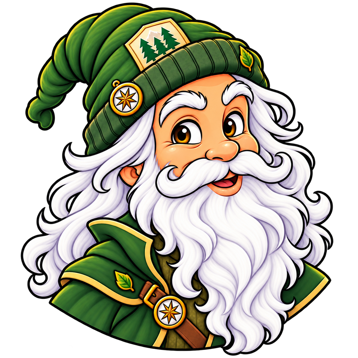 The Touch Grass Quest guide smiling in a green trail hat